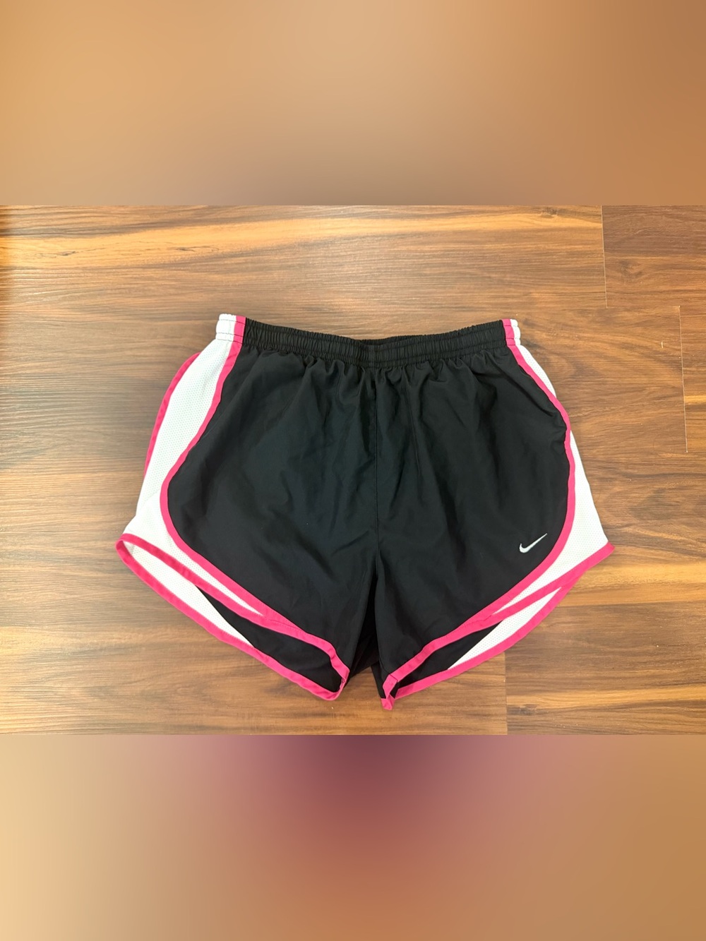 Nike Dri-FIT Track & Running Shorts - Black/Hot Pink -
Size Small